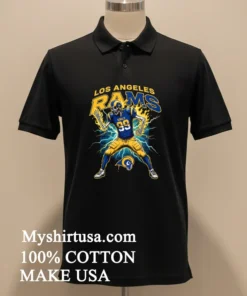 Los Angeles Rams Skeleton Lightning Player Shirt