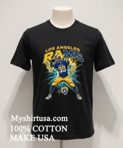 Los Angeles Rams Skeleton Lightning Player Shirt