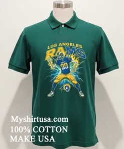 Los Angeles Rams Skeleton Lightning Player Shirt
