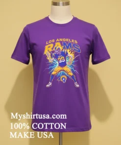 Los Angeles Rams Skeleton Lightning Player Shirt