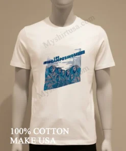 Los Campesinos! Mountain Faces Band Member Graphic funny america t-shirts