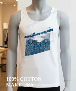 Los Campesinos! Mountain Faces Band Member Graphic funny america t-shirts