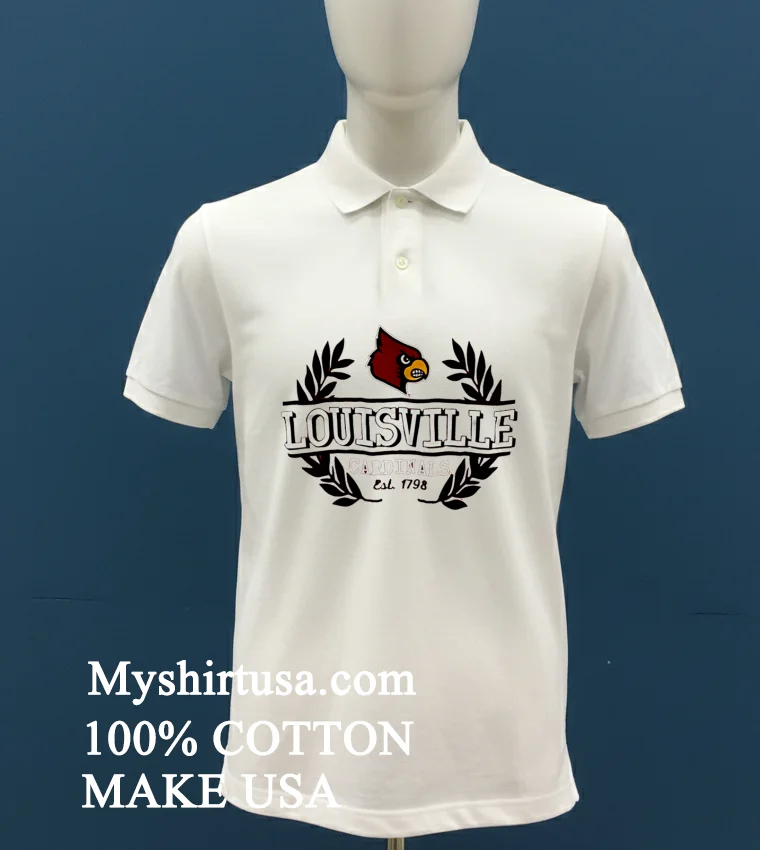 Louisville Cardinals Football Est 1798 Shirt - white-t-shirt Louisville Cardinals Football Est 1798 Shirt White T Shirt 1