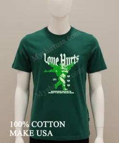 Love Hurts Broken Hearts Don T Stop Beating funny america t-shirts