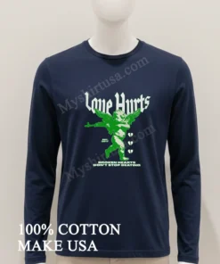 Love Hurts Broken Hearts Don T Stop Beating funny america t-shirts