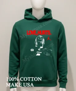 Love Hurts Jordan X Jalen Hurts Philadelphia Eagles Super Bowl Lix Champions Scream funny america t-shirts