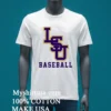 Lsu Baseball 2025 Logo Shirt White T Shirt 3