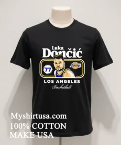 Luka Doncic Los Angeles Lakers Basketball Retro funny america t-shirts