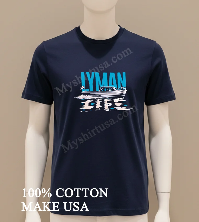 Lyman Collection Life Shirt Navy Shirt