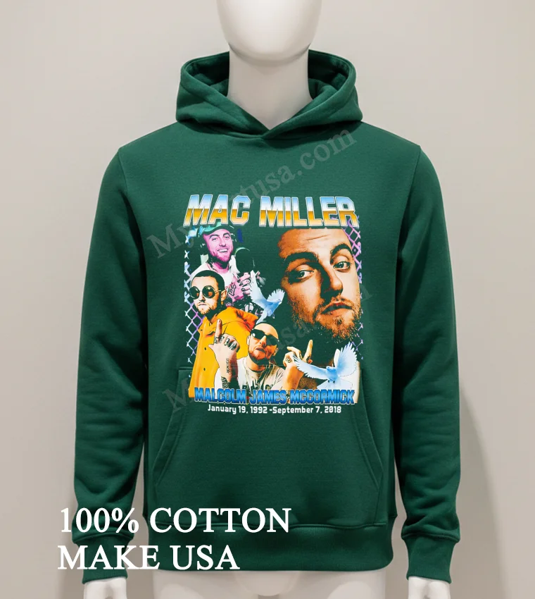 Mac Miller Malcolm James Mccormick Memorial Tribute Rap Graphic Shirt Hoodie Shirt 1