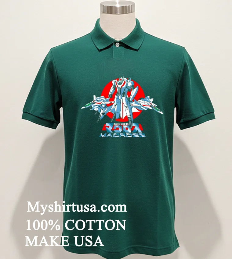 Macross Robotech Anime Vintage Classic Shirt Green Shirt