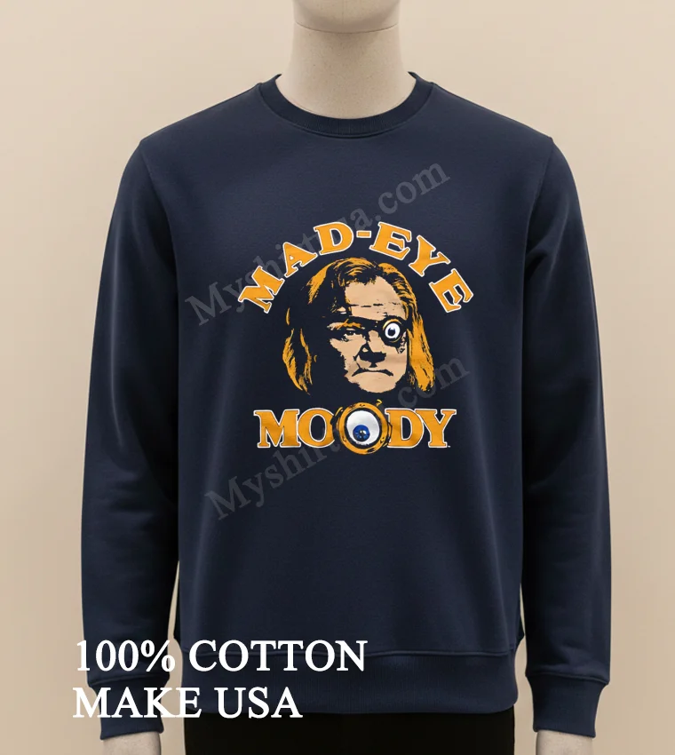 Mad Eye Moody Alastor Moody Harry Potter Character Portrait Graphic Shirt Long Sleve Shirt