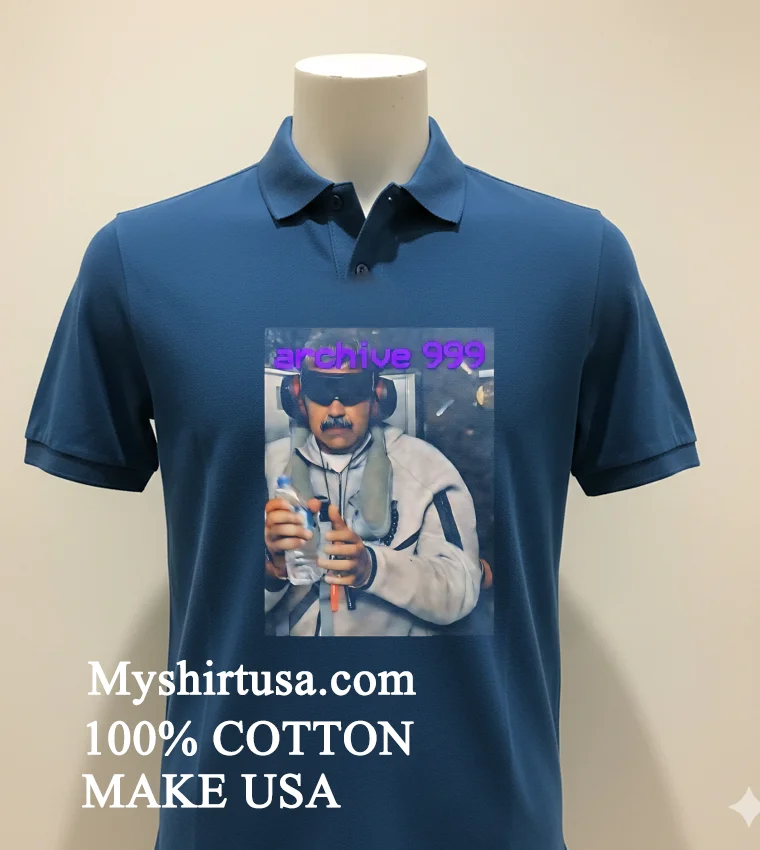 Maduro Archive 999 Poster Shirt Navy Shirt 1