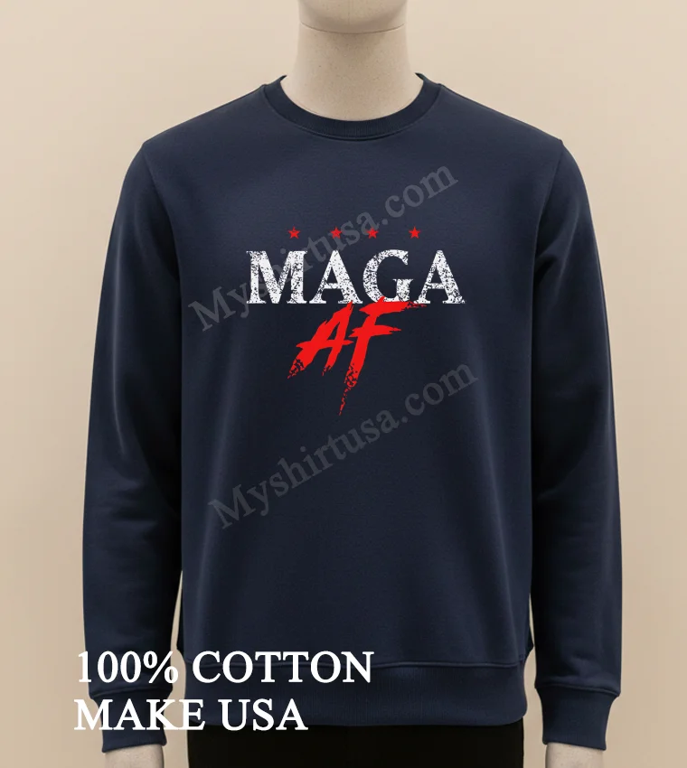 Maga Af funny america t-shirts - long sleve shirt Maga Af Shirt Long Sleve Shirt
