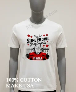Make Super Bowl Lix Great Again Trump funny america t-shirts