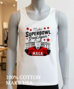 Make Super Bowl Lix Great Again Trump funny america t-shirts