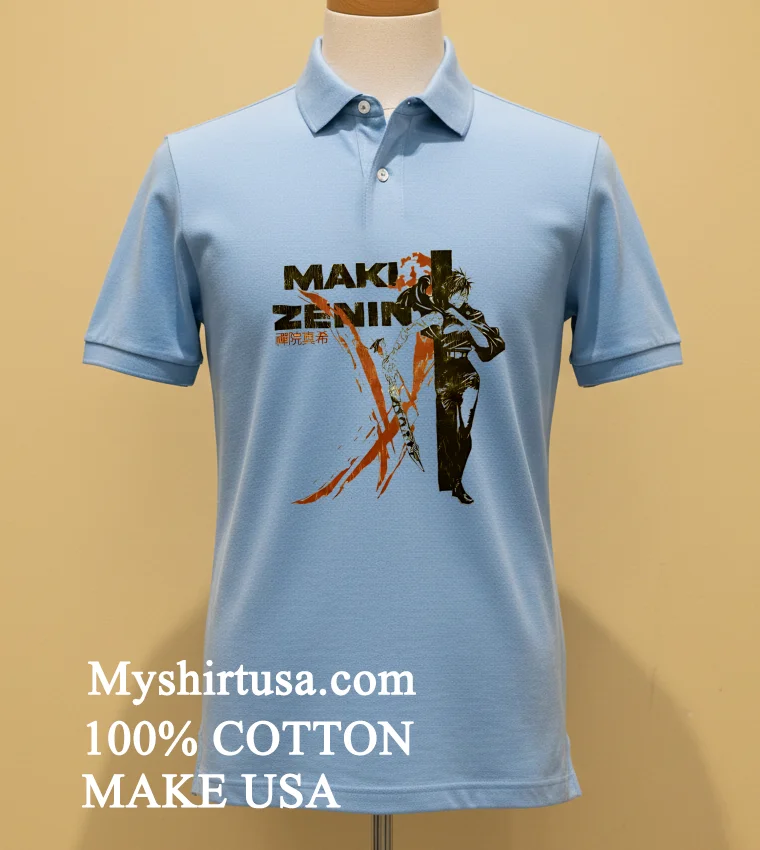 Maki Zenin The Last Chance Shirt Blue Shirt