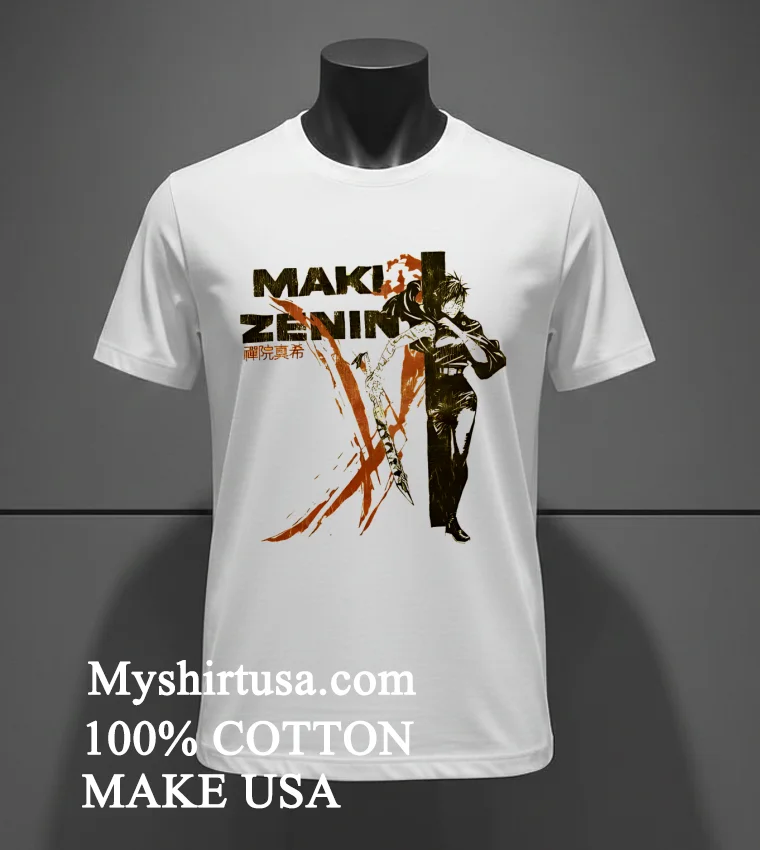 Maki Zenin The Last Chance Shirt - white-t-shirt Maki Zenin The Last Chance Shirt White T Shirt 2