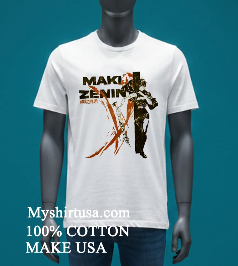 Maki Zenin The Last Chance Shirt White T Shirt 3