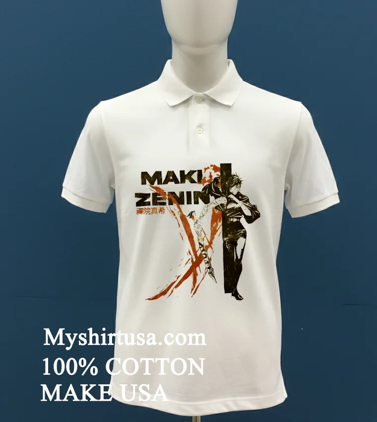 Maki Zenin The Last Chance Shirt - white-t-shirt Maki Zenin The Last Chance Shirt White T Shirt