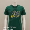 Mamba Mentality Purple Yellow Snake Flame Number 24 Tribute Shirt Green Shirt