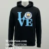 Manchester City Love Shirt Balck Shirt