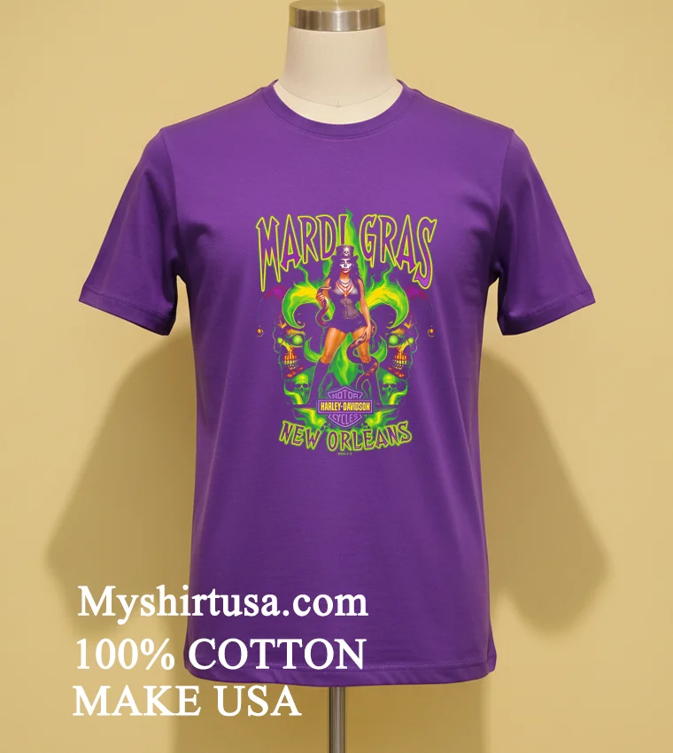 Mardi Gras Street Queen New Orleans Shirt - purple-shirt Mardi Gras Street Queen New Orleans Shirt Purple Shirt
