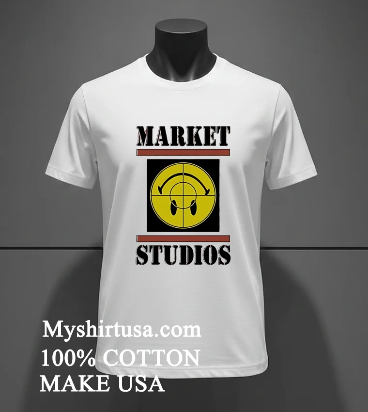 Market Studios Smiley Focus Shirt White T Shirt 3