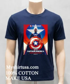 Marvel Captain America Brave New World Fandango Version Poster In Theaters On February 14 2025 Shirt