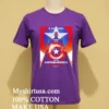 Marvel Captain America Brave New World Fandango Version Poster In Theaters On February 14 2025 Shirt Purple Shirt