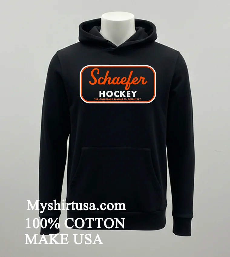 Matthew Schaefer Hockey The Long Island Skating Shirt Balck Shirt