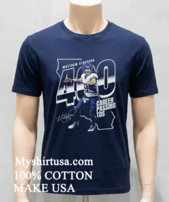 Matthew Stafford Los Angeles Rams 400 Club Signature Shirt