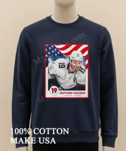 Matthew Tkachuk 19 Florida Hockey American Flag funny america t-shirts