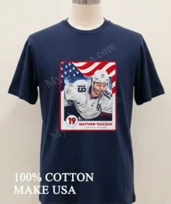 Matthew Tkachuk 19 Florida Hockey American Flag funny america t-shirts