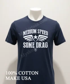 Medium Speed Some Drag Military Wings Star Distressed funny america t-shirts