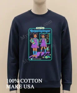 Meet Your Doppelgänger Activities For Children Creepy Twin Girls funny america t-shirts