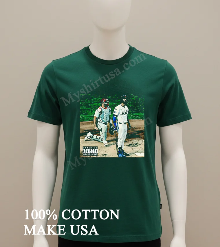 Mets Jesse Winker Parental Advisory Explicit Content Shirt Green Shirt