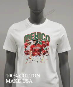 Mexico National Baseball Team Player Collage Graphic funny america t-shirts
