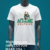 Miami Dolphins Devon Achane Cartoon Caricature Shirt White T Shirt 3