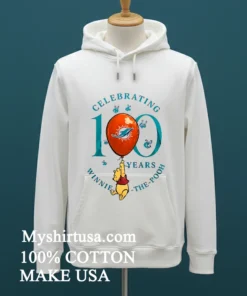 Miami Dolphins X Winnie The Pooh 100Th Anniversary Shirt