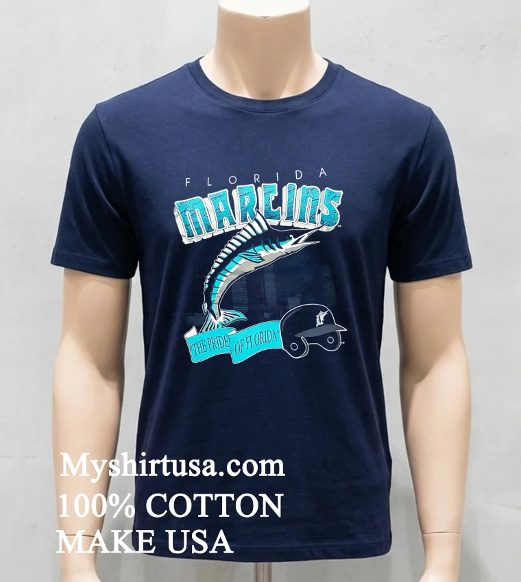 Miami Florida Marlins 1994 Shirt Navy Shirt