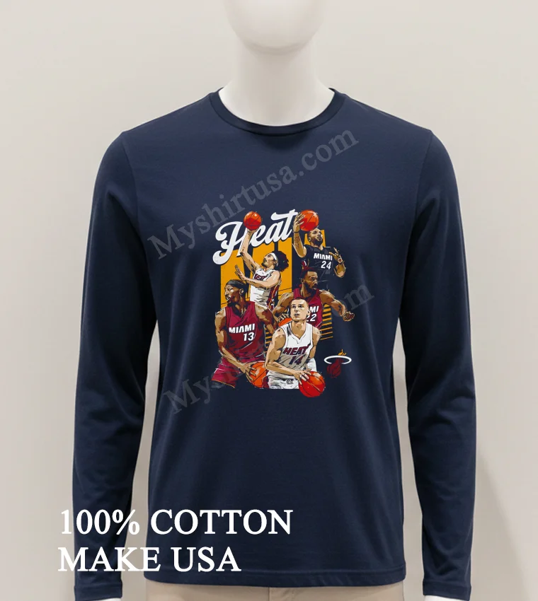 Miami Heat Nba Basketball Players Team Roster Shirt Hoodie Shirt 1