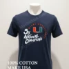Miami Hurricanes 5x National Champions Logo Shirt Navy Shirt 1