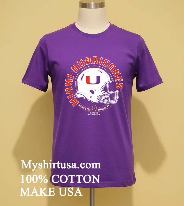 Miami Hurricanes Cfp National Championship 2026 Shirt Purple Shirt