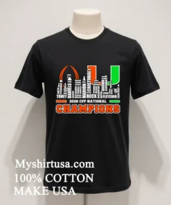 Miami Hurricanes Cfp National Championship Game 2026 Shirt