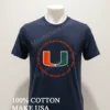 Miami Hurricanes Drive You Hurricanes Keep Right On Shirt Navy Shirt 1