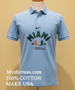 Miami Hurricanes Ncaa College Football Playoff Champions 2026 Shirt