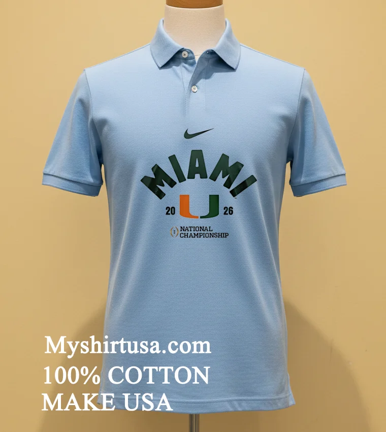 Miami Hurricanes Ncaa College Football Playoff Champions 2026 Shirt Blue Shirt