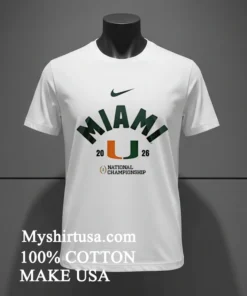 Miami Hurricanes Ncaa College Football Playoff Champions 2026 Shirt