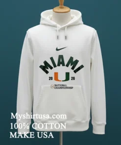 Miami Hurricanes Ncaa College Football Playoff Champions 2026 Shirt